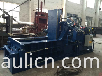 Y81q-135 ရှေ့သို့ထွက်လာသော Horizontal Metal Baler အပိုင်းအစ Aluminium Copper Steel Baler